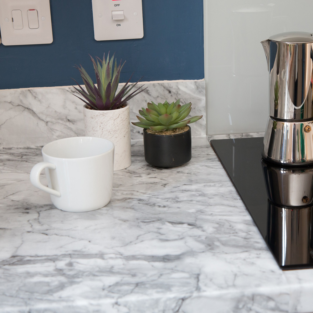 d-c-fix Marble Romeo Grey Sticky Back Plastic Vinyl Wrap Film 67.5cm x 5m Image 3