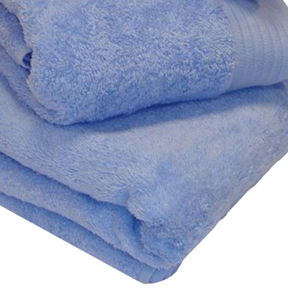 Rapport Home Chatsworth Super Soft 600gsm Combed Cotton Blue Bath Towel Image 3