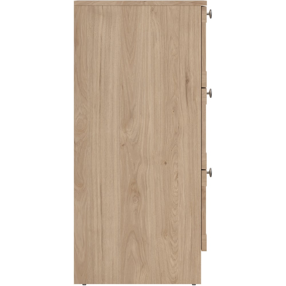 Florence 3 Drawer Jackson Hickory Chest of Drawers Image 3