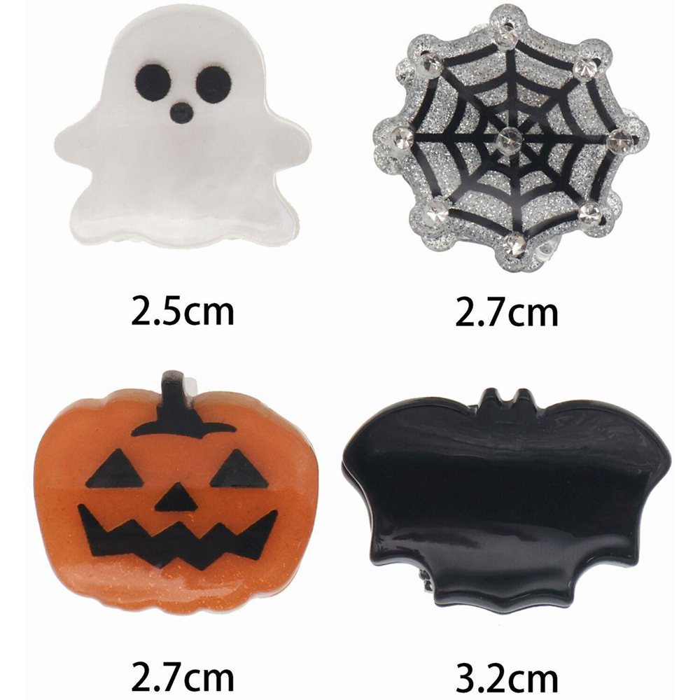 Pack of 4 Halloween Mini Claw Clips Image 3