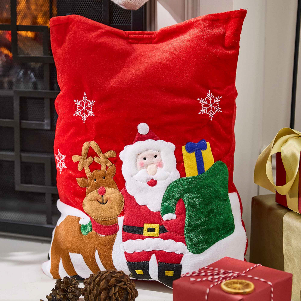 Dibor Santa and Reindeer Christmas Sack Image 2