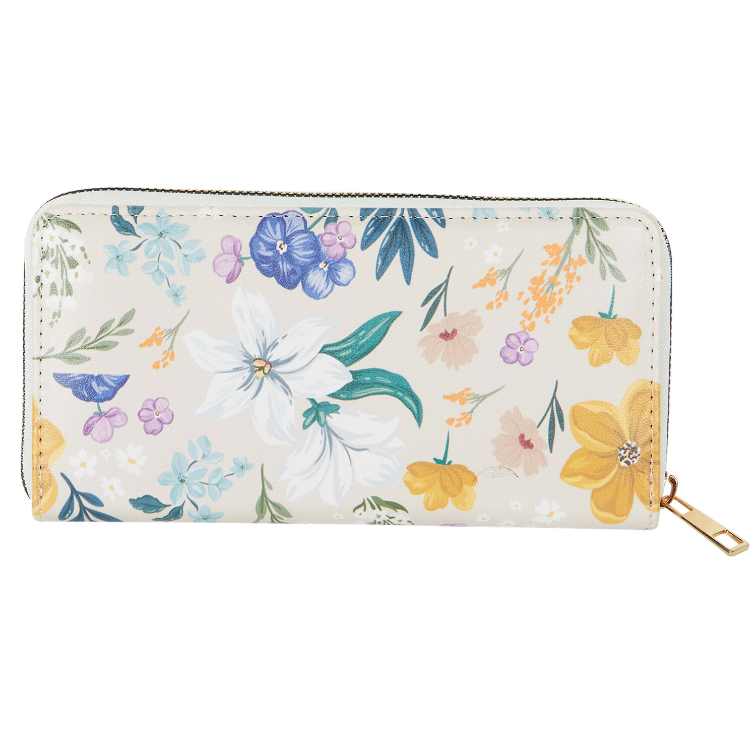 Autumn Flowers Purse - White Image 1