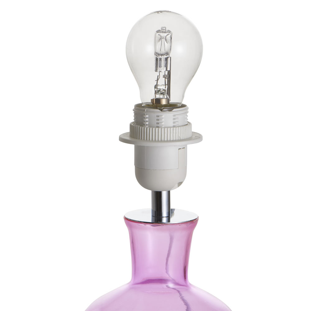 Wilko Purple Ombre Table Lamp Image 4