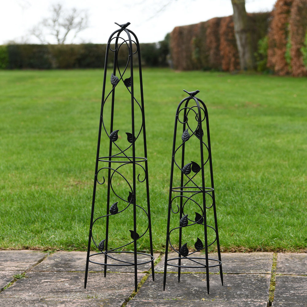 Garden Gear Metal Ornamental Obelisk 2 Pack Image 2