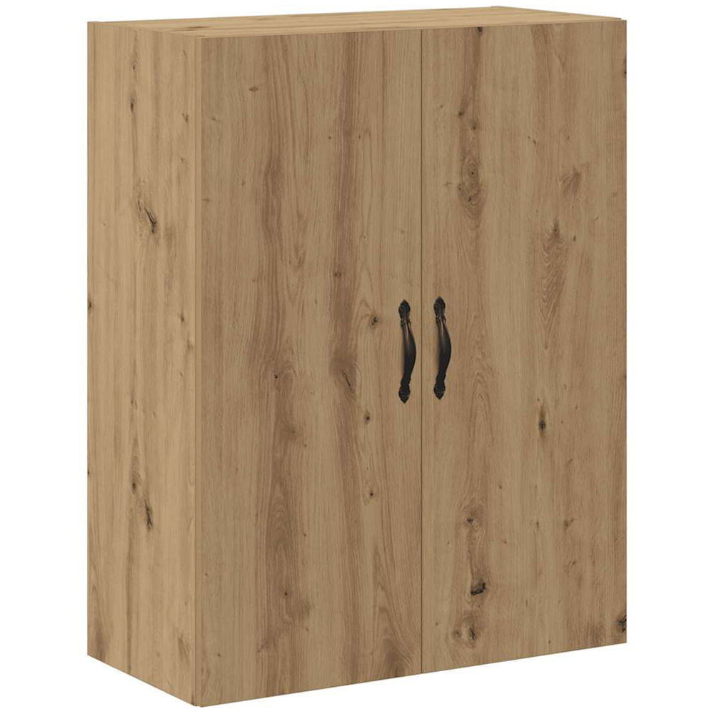 vidaXL 2 Door Brown Artisan Oak Wall Mounted Cabinet Image 2