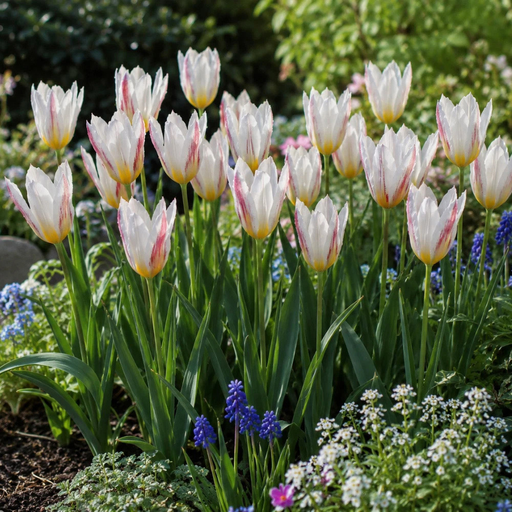 Thompson and Morgan Tulip Ice Stick Planting Bulb 32 Pack Image 4