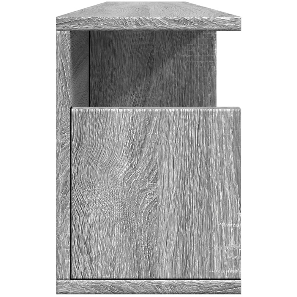 vidaXL 4 Shelf Grey Sonoma Wall Cabinet Image 4