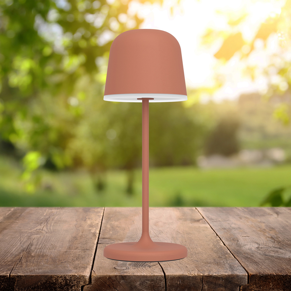 EGLO Mannera-S LED Red Portable Table Light Image 2
