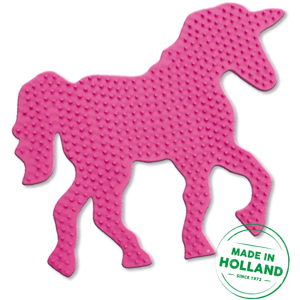 SES Creative Beedz Unicorn Fantasy Horse Iron On Beads Base Plate Pegboard Image 3