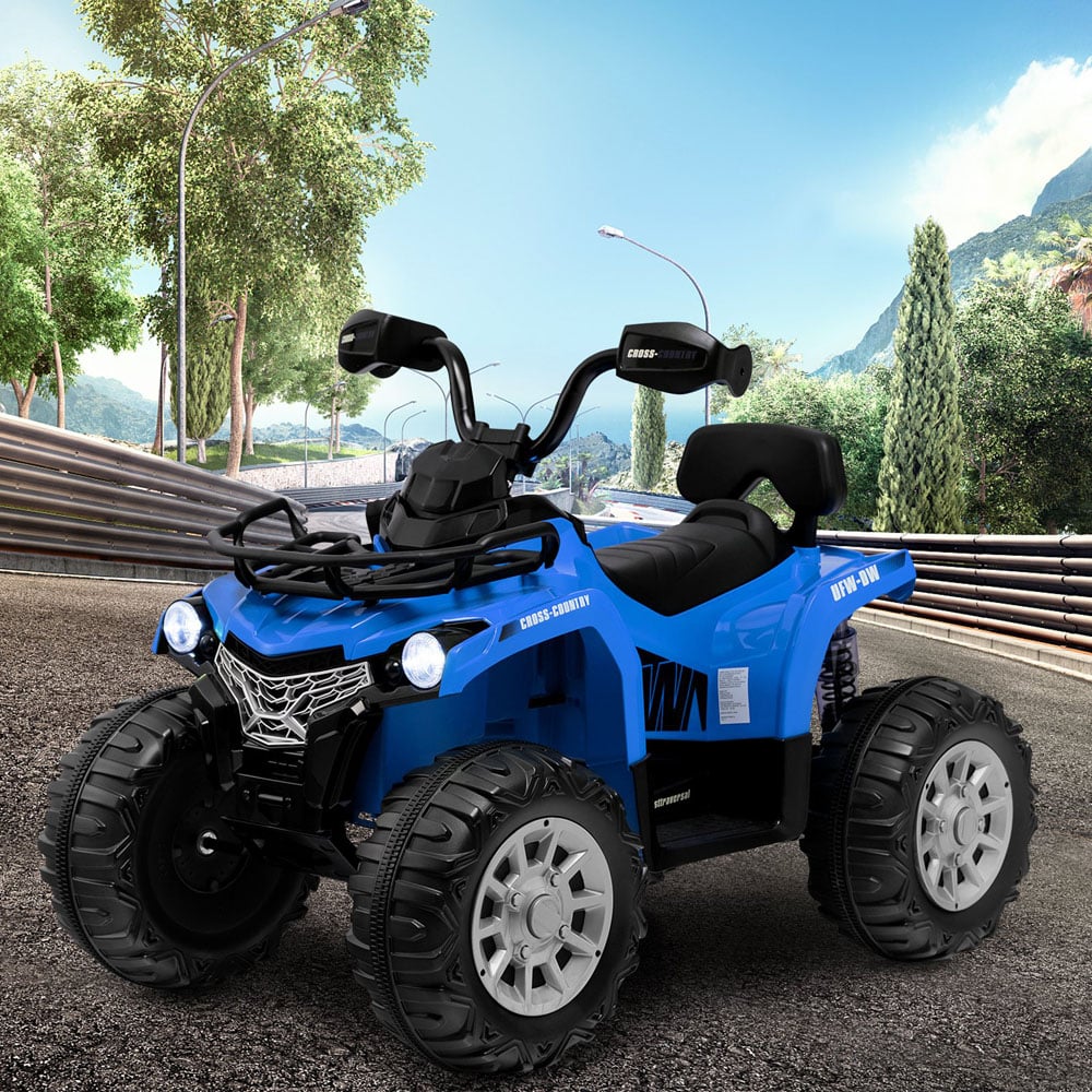 Costway Blue Electric Powered Kids Ride On ATV 12V Image 2