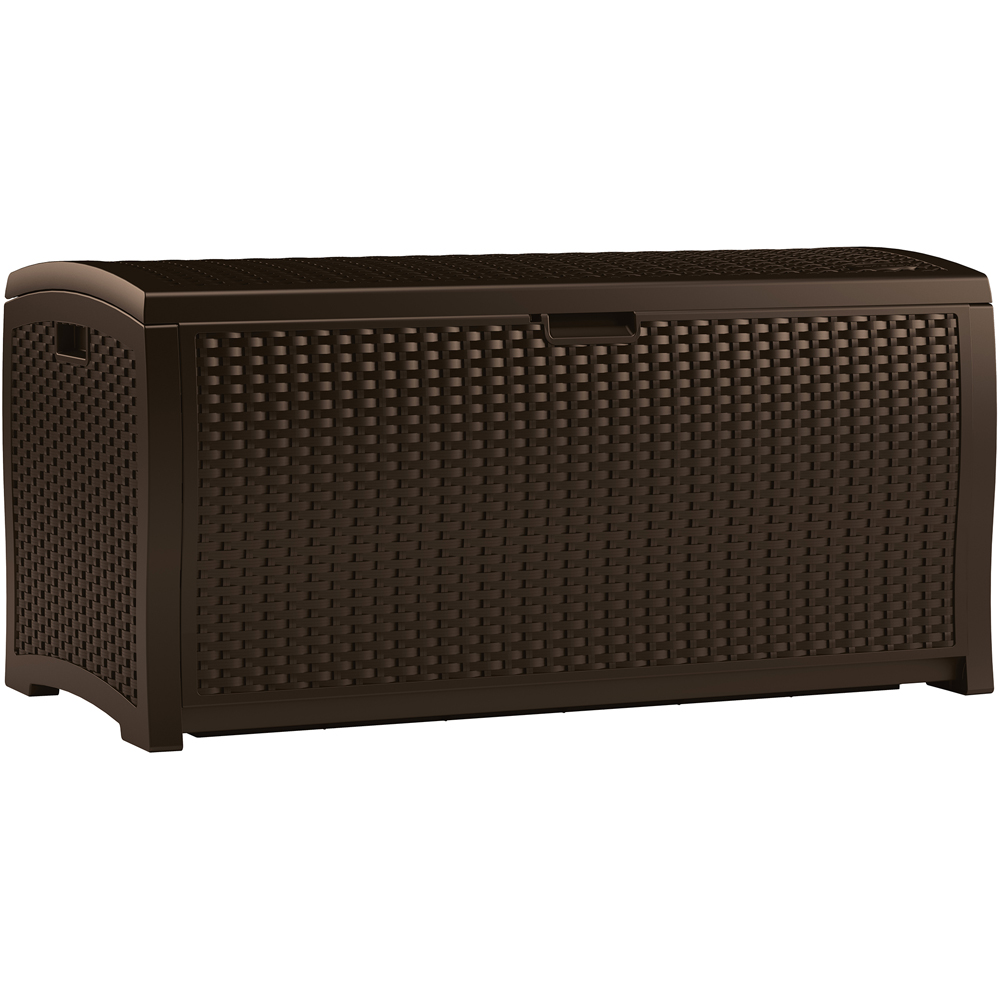 Suncast Missouri 375L Java Brown Storage Box Image 1