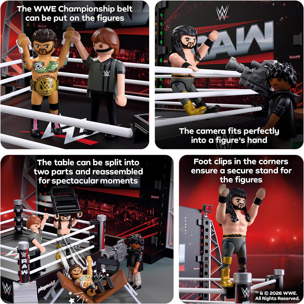 Playmobil WWE RAW Ring Collector Playset Image 5