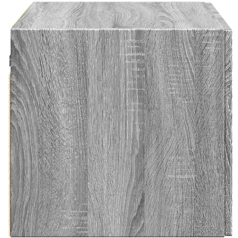 vidaXL 2 Door Grey Sonoma Wooden Wall Cabinet Image 5