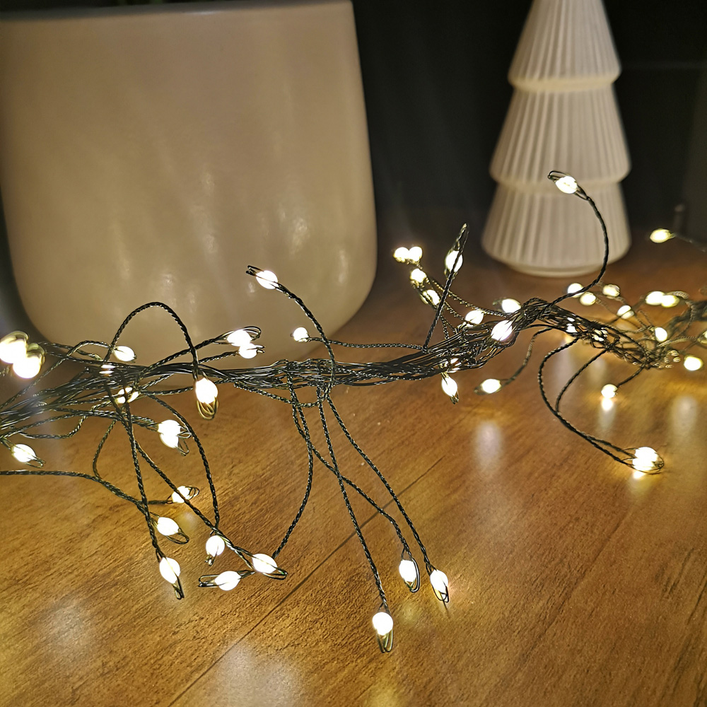 Samuel Alexander 860 Warm White LED Christmas Garland Light Image 5