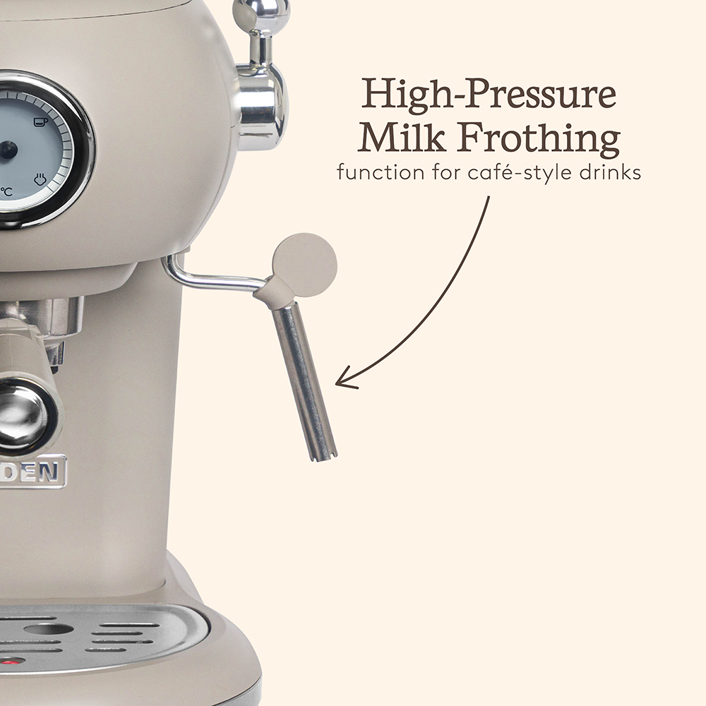 Haden Barista Pro 215789 15 Bar Putty Espresso Machine Image 7