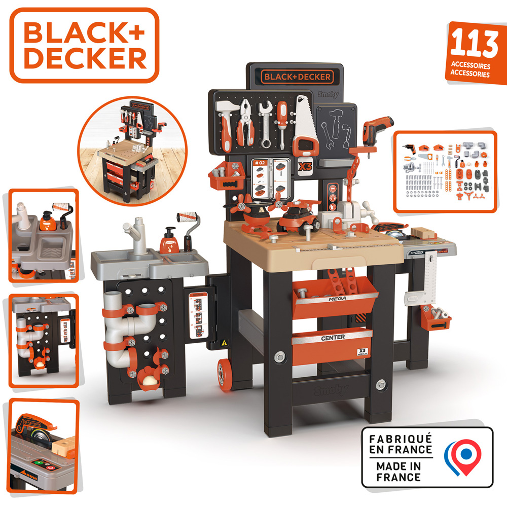 Smoby Black and Decker Mega Centre Image 5