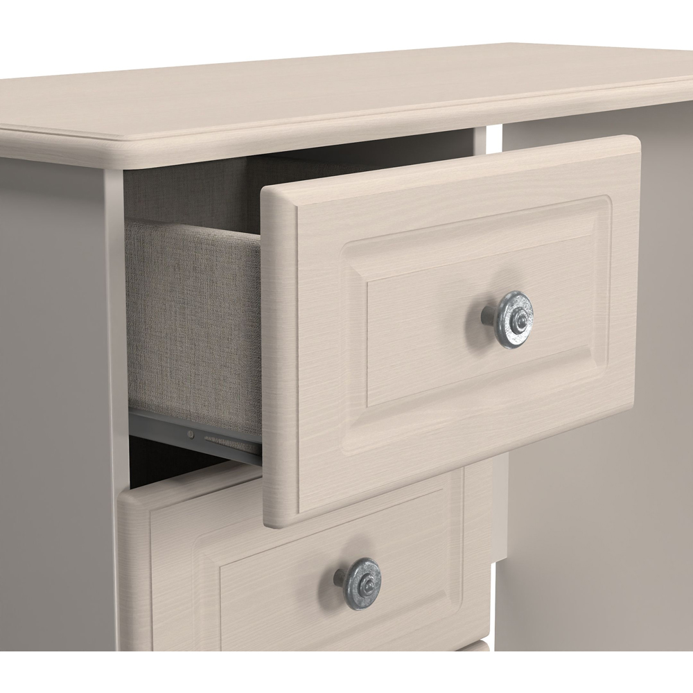 Crowndale Pembroke 3 Drawer Kashmir Ash Vanity Dressing Table Ready Assembled Image 6