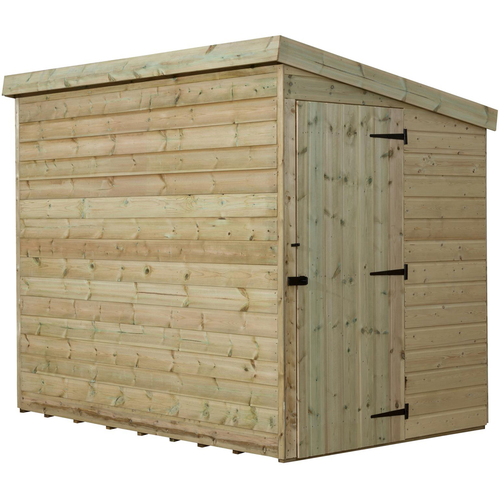 Empire Sheds 2000 7 x 5ft Tongue and Groove Wooden Pent Garden Shed Image 1