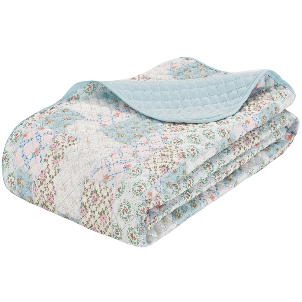 Florelle Gardenia Multicolour Floral Throw 235 x 235cm Image 2