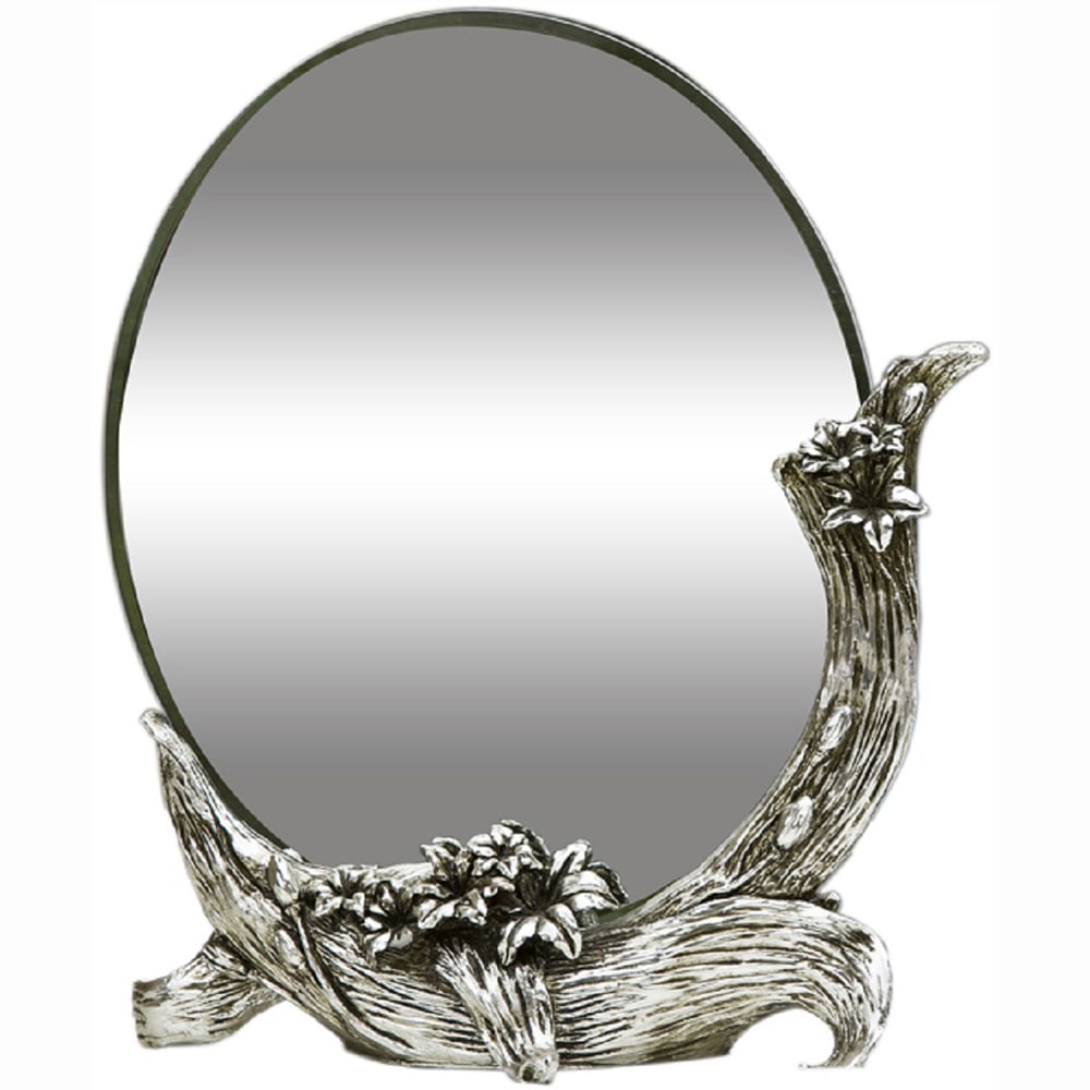 Acacia Home Ornamental Tabletop Mirror 30 x 25cm Image 1
