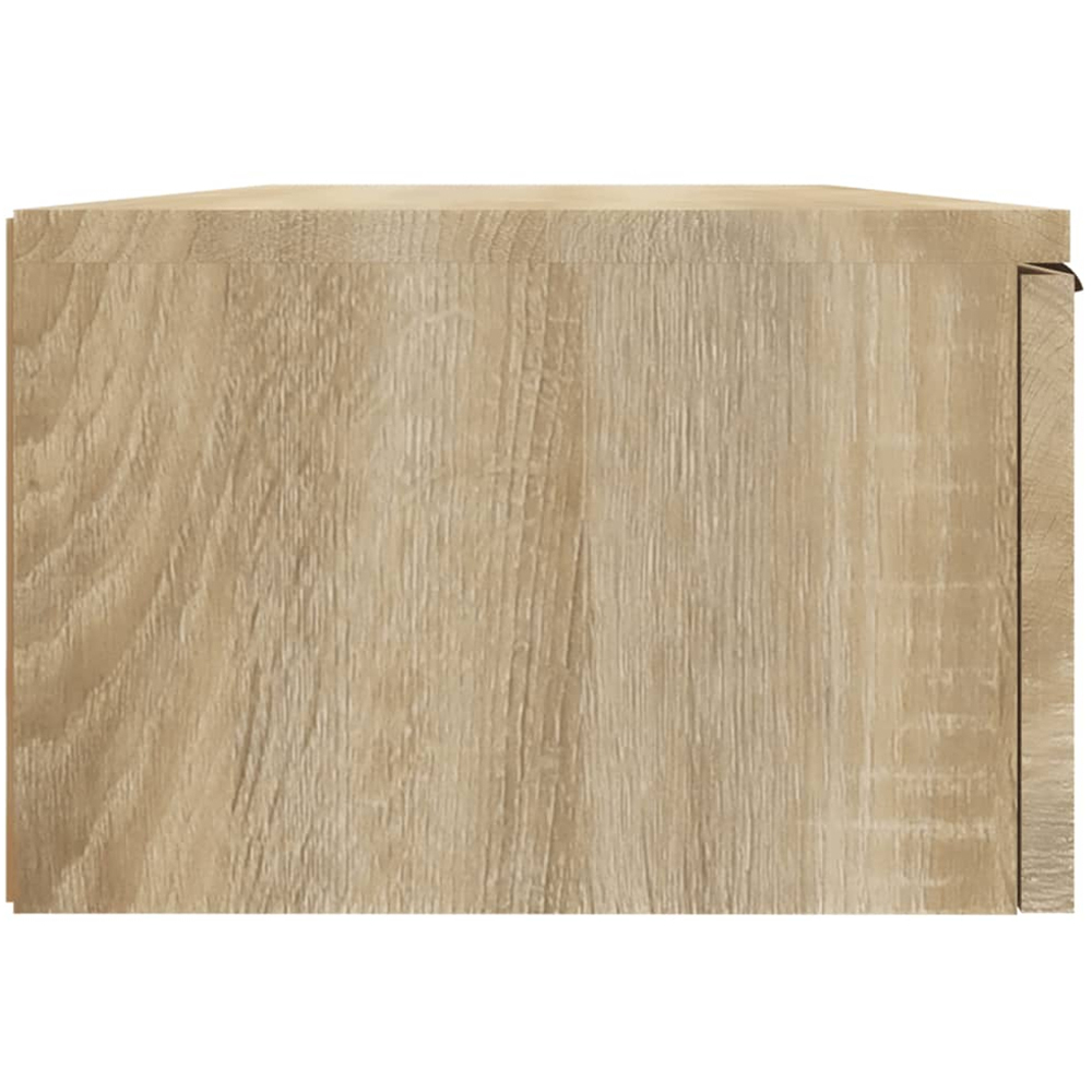 vidaXL 2 Drawer Sonoma Oak Wall Mounted Cabinet Image 7