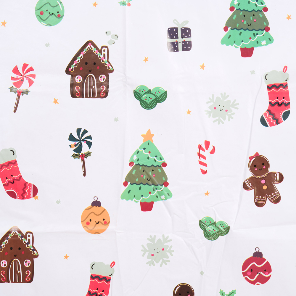 Cute Christmas Wipe Clean Tablecloth Image 3