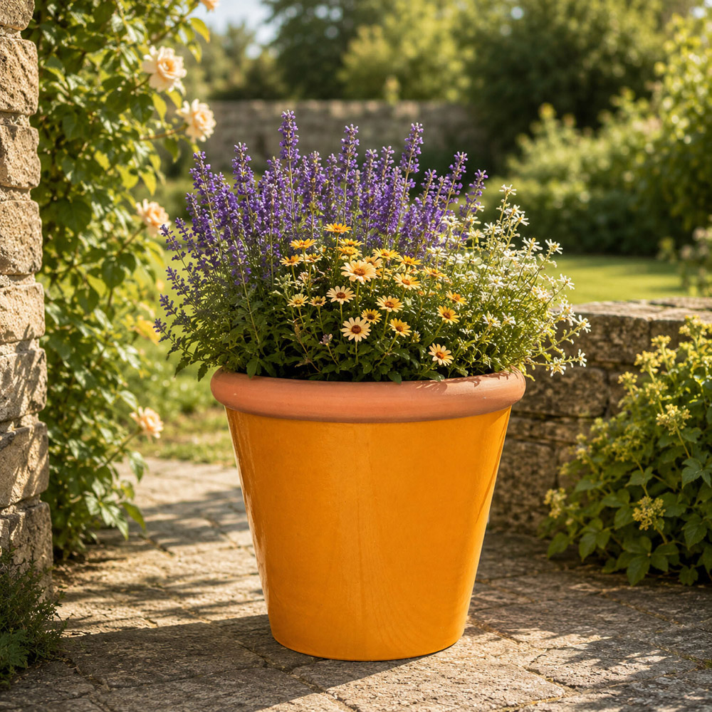 Glazed Linn Pot Image 4