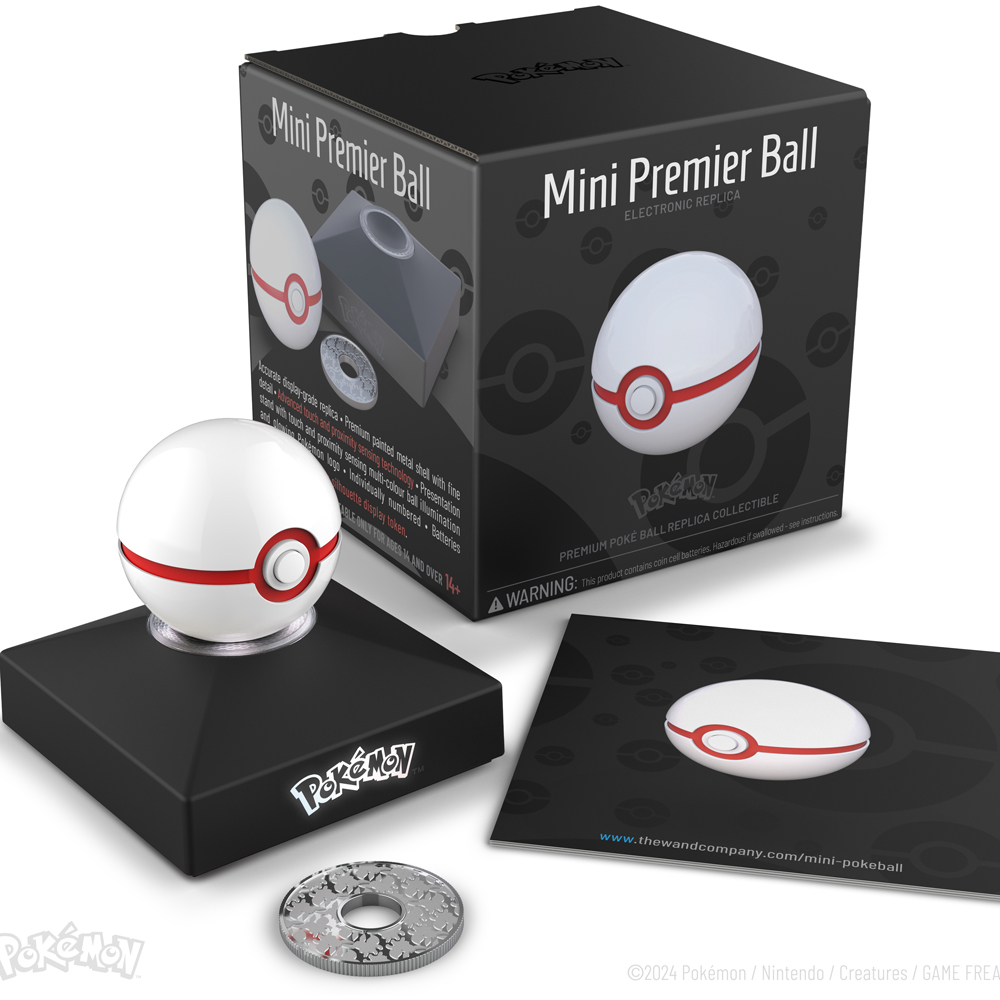The Wand Company Pokemon Die-Cast Mini Premier Ball Replica Image 3