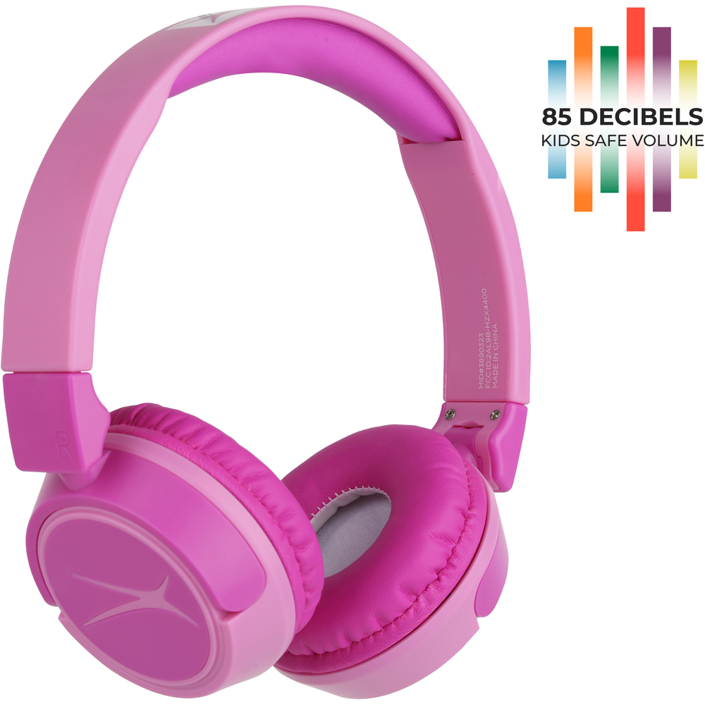 AVF Altec Lansing 2 in 1 Kids Princess Pink Wireless Headphones Image 7