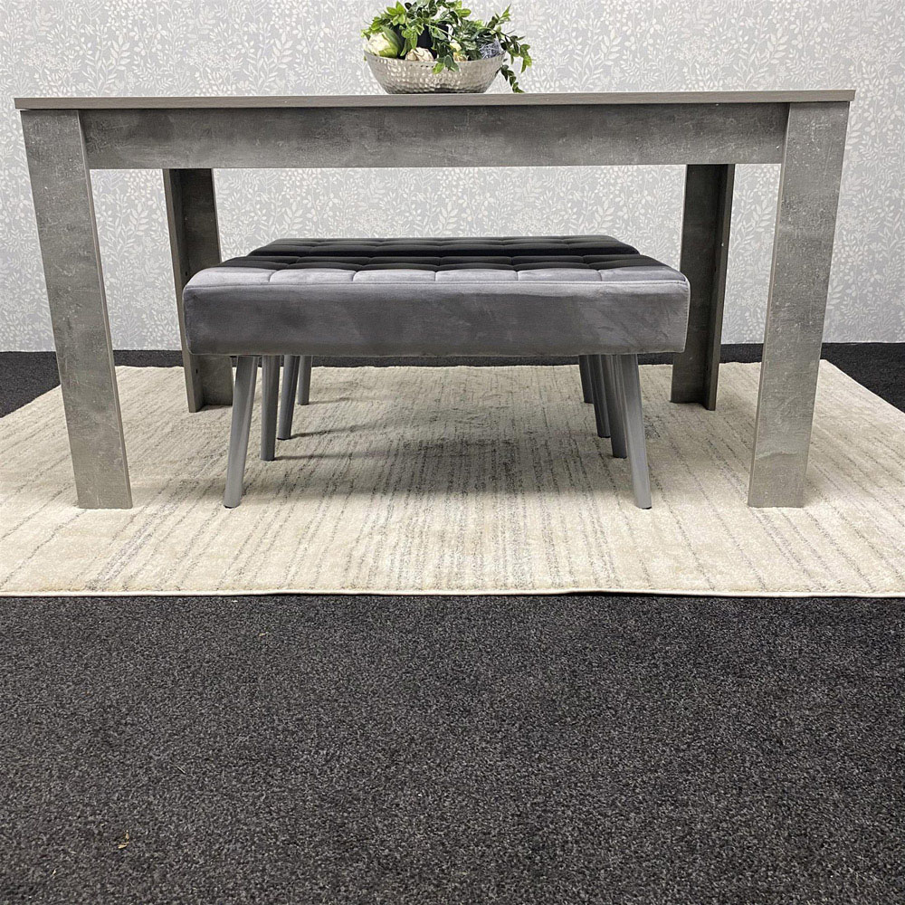 Kosy Koala 4 Seater Stone Dining Set Grey Image 6