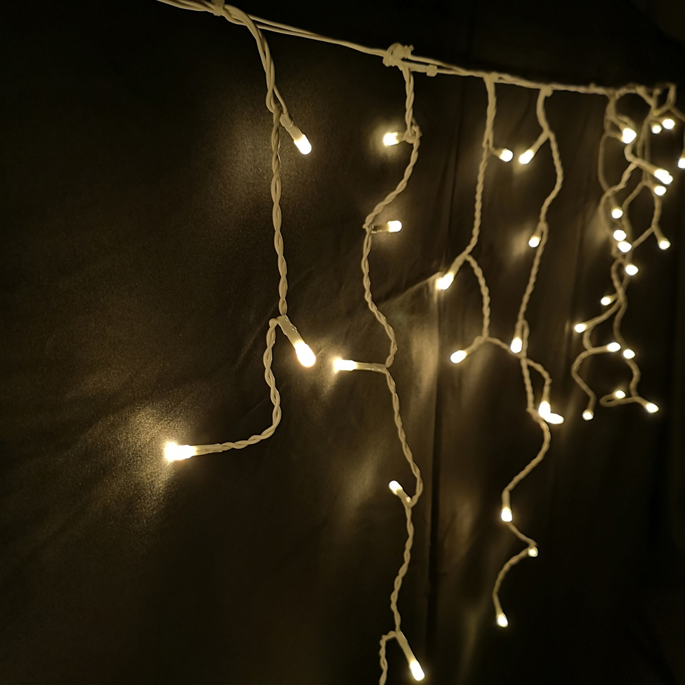 Premier IcicleBrights 300 Warm White LED String Light 7.5m Image 3