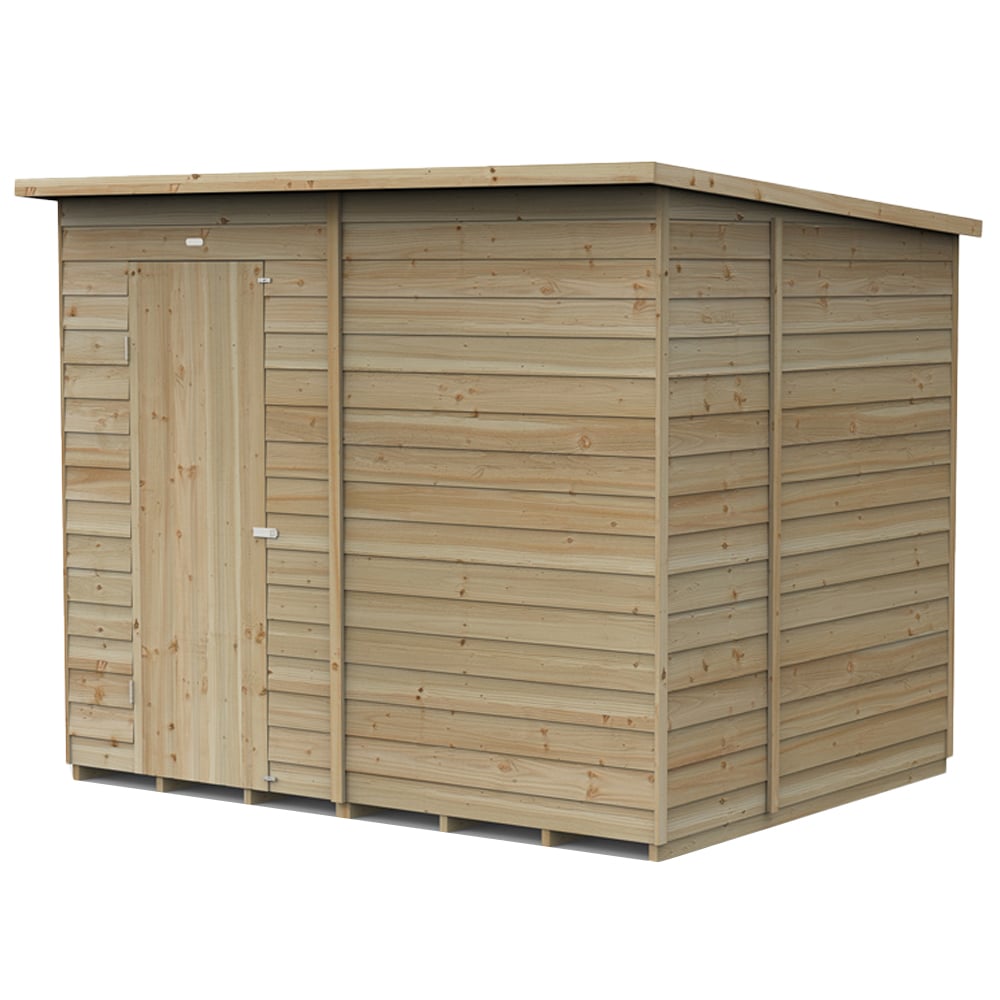 Forest Garden 4LIFE 8 x 6ft Pent Shed Image 1