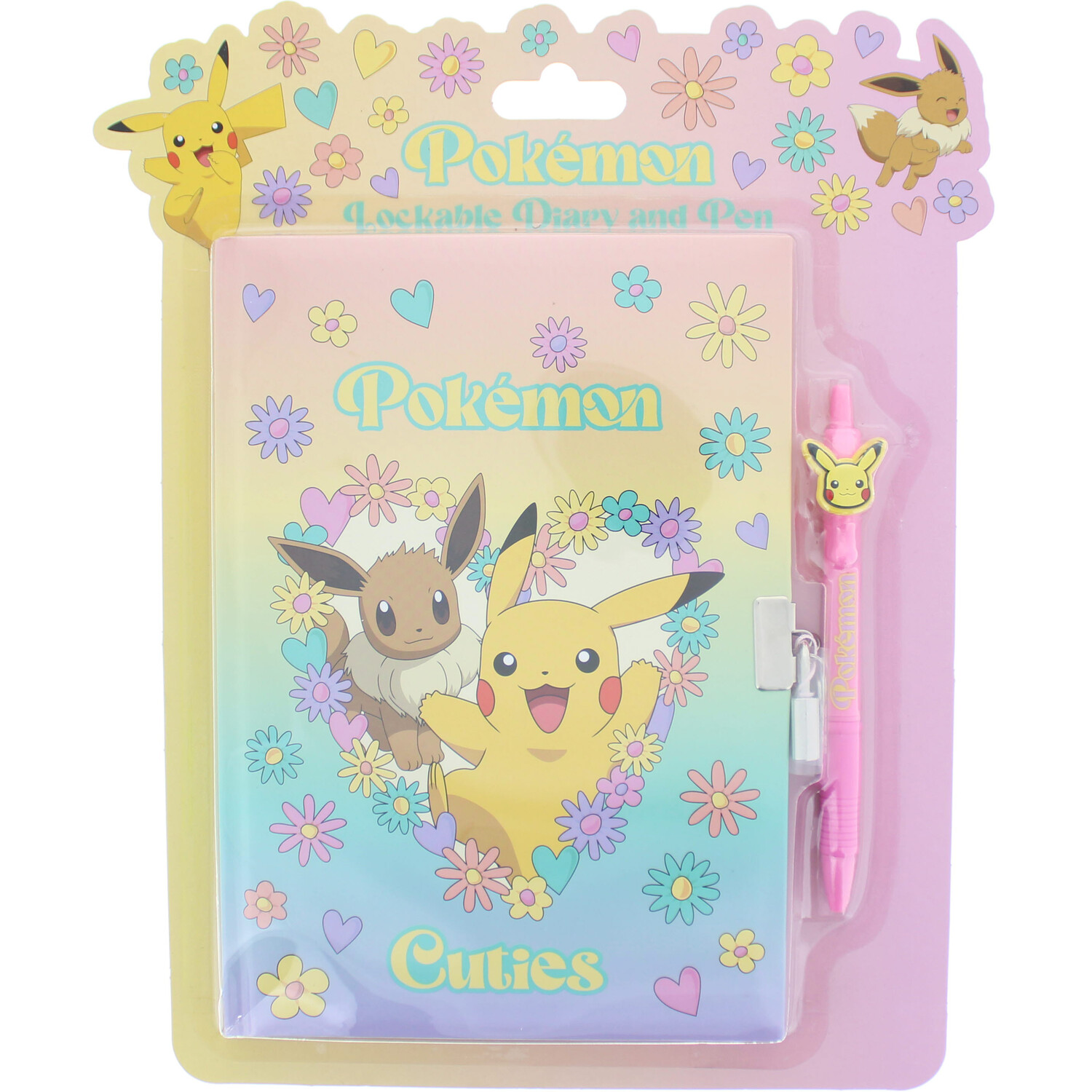 Pokemon Cuties Lockable Diary and Pen Image 1