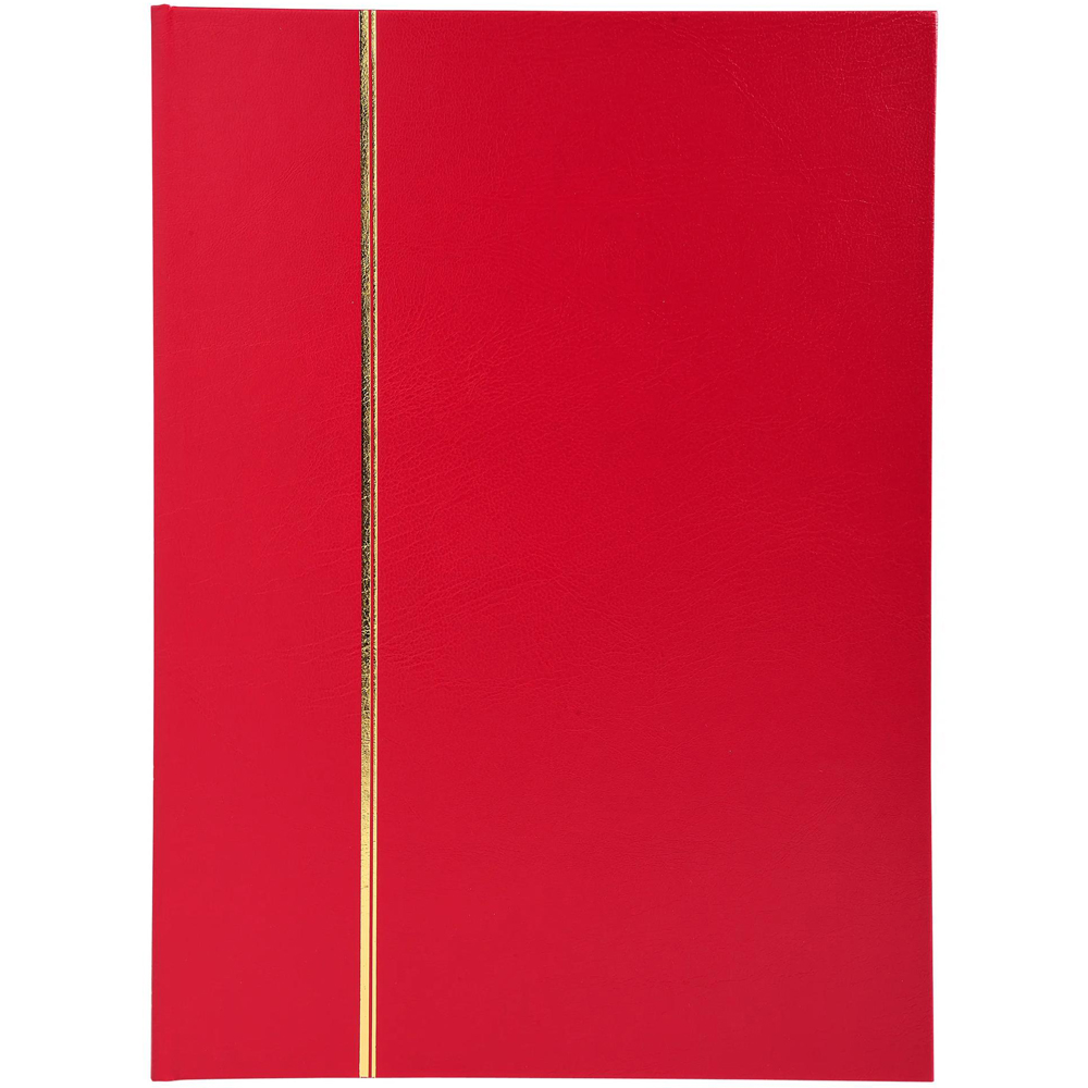 Exacompta Red Stamp Album with Faux Leather Cover 32 Pages Image 2