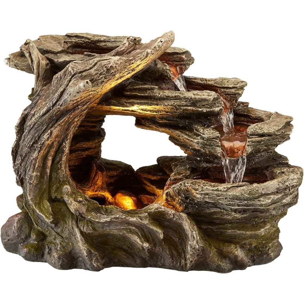 Serenity Nature Falls Tabletop Mains Powered Water Feature Image 1