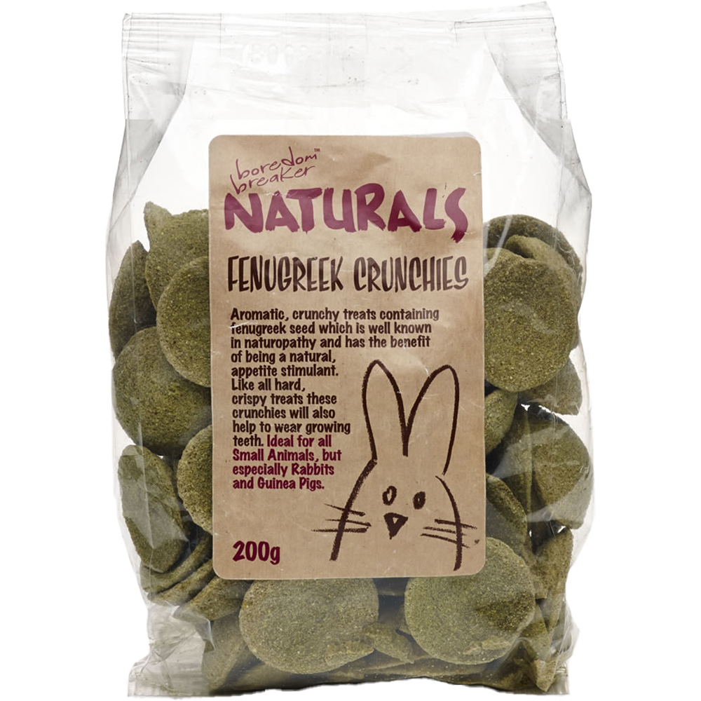 Boredom Breaker Naturals Small Animal Fenugreek Crunchies 200g Image