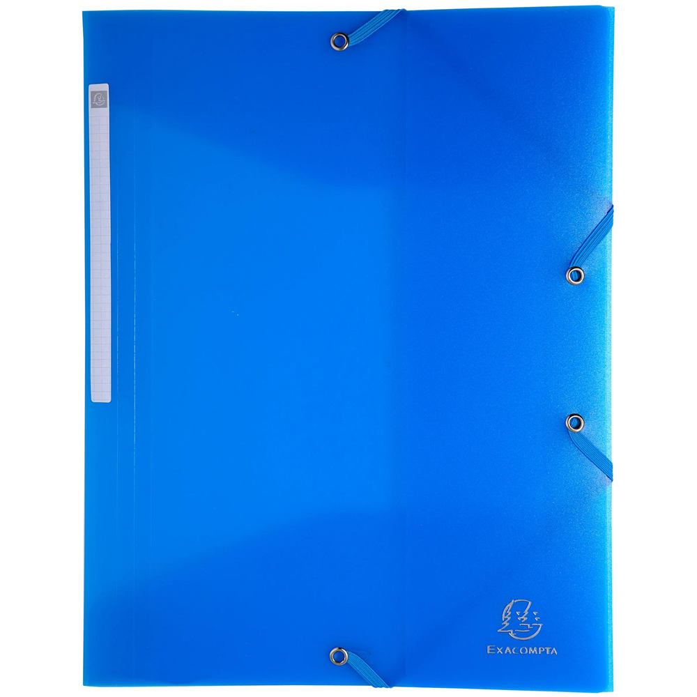 Exacompta Chromaline A6 Multicolour PP Elasticated 3 Flap Folder 25 Pack Image 3