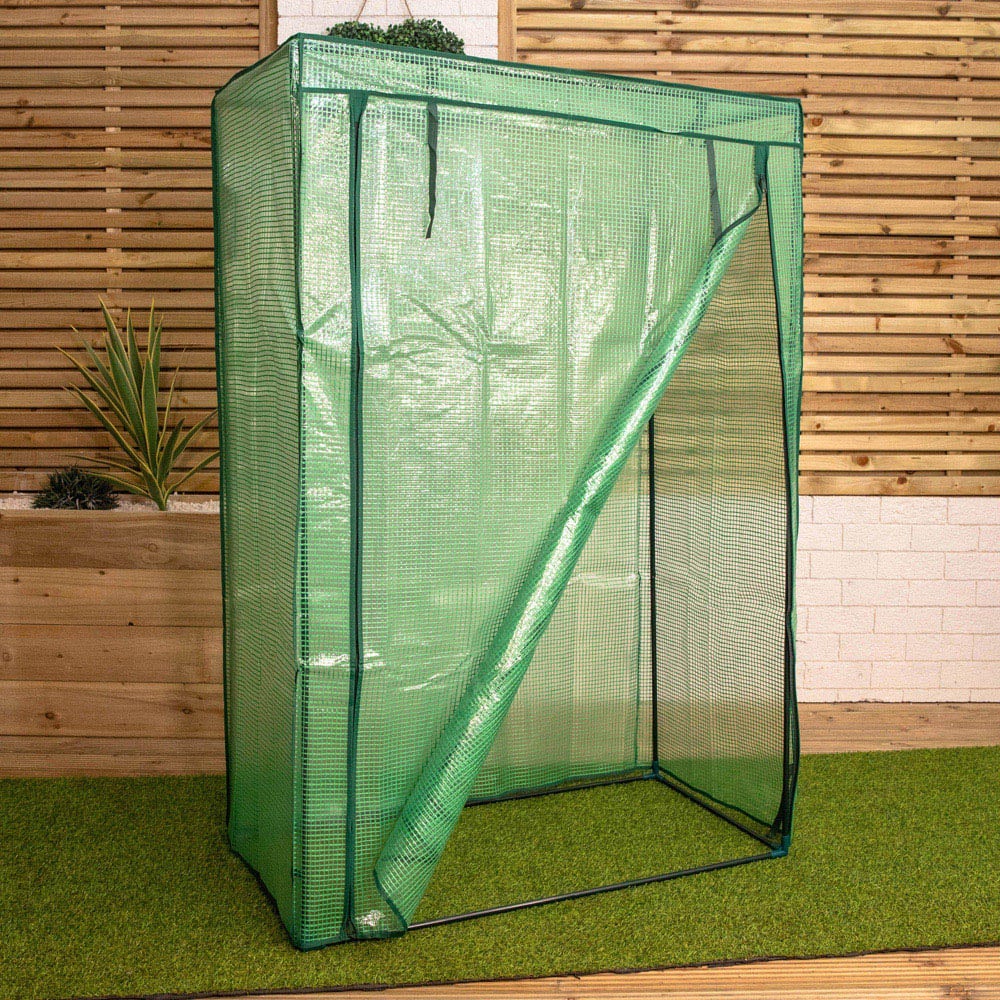 Samuel Alexander Green Weatherproof Cover Mini Greenhouse Image 8