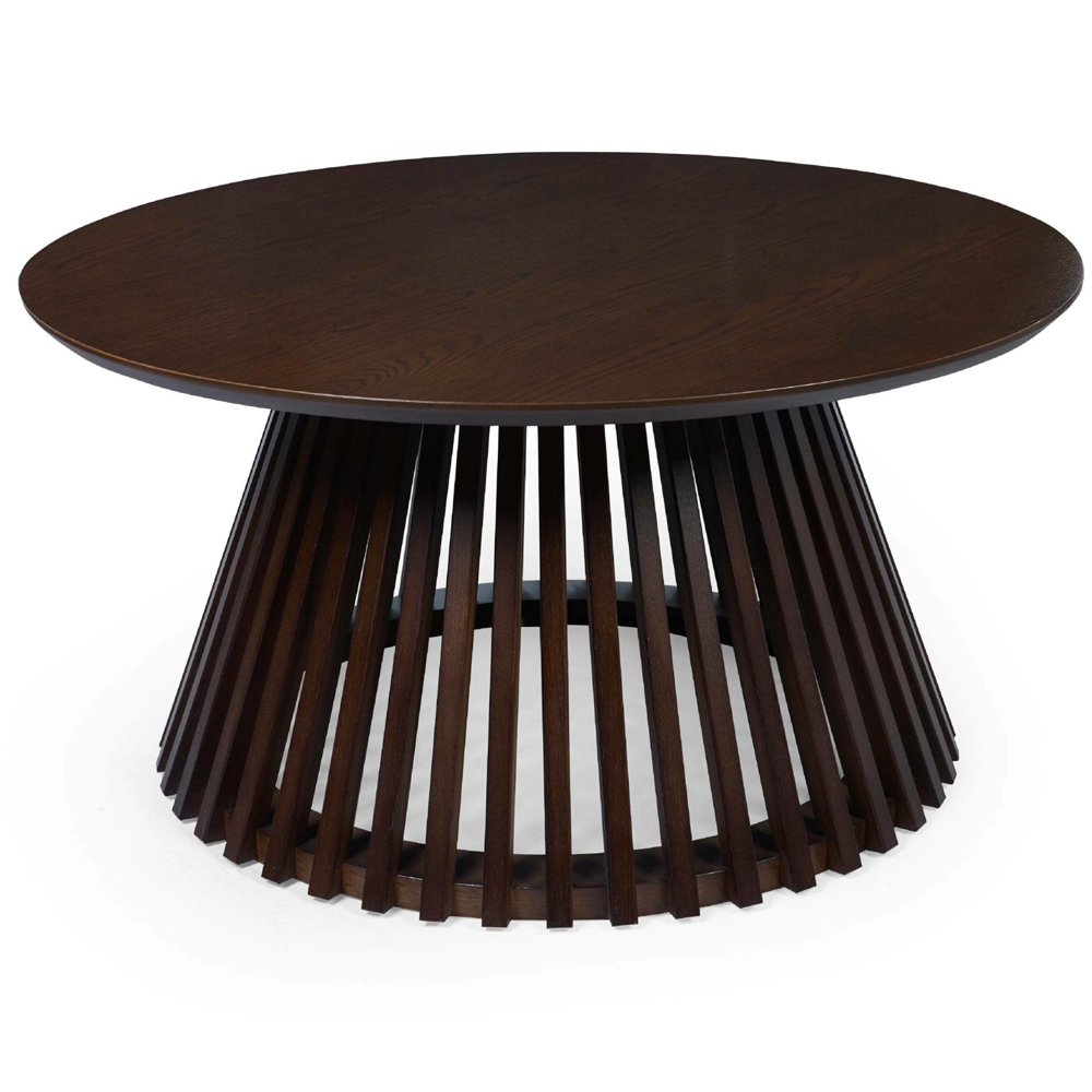 Julian Bowen Ollie Dark Oak Round Coffee Table Image 2