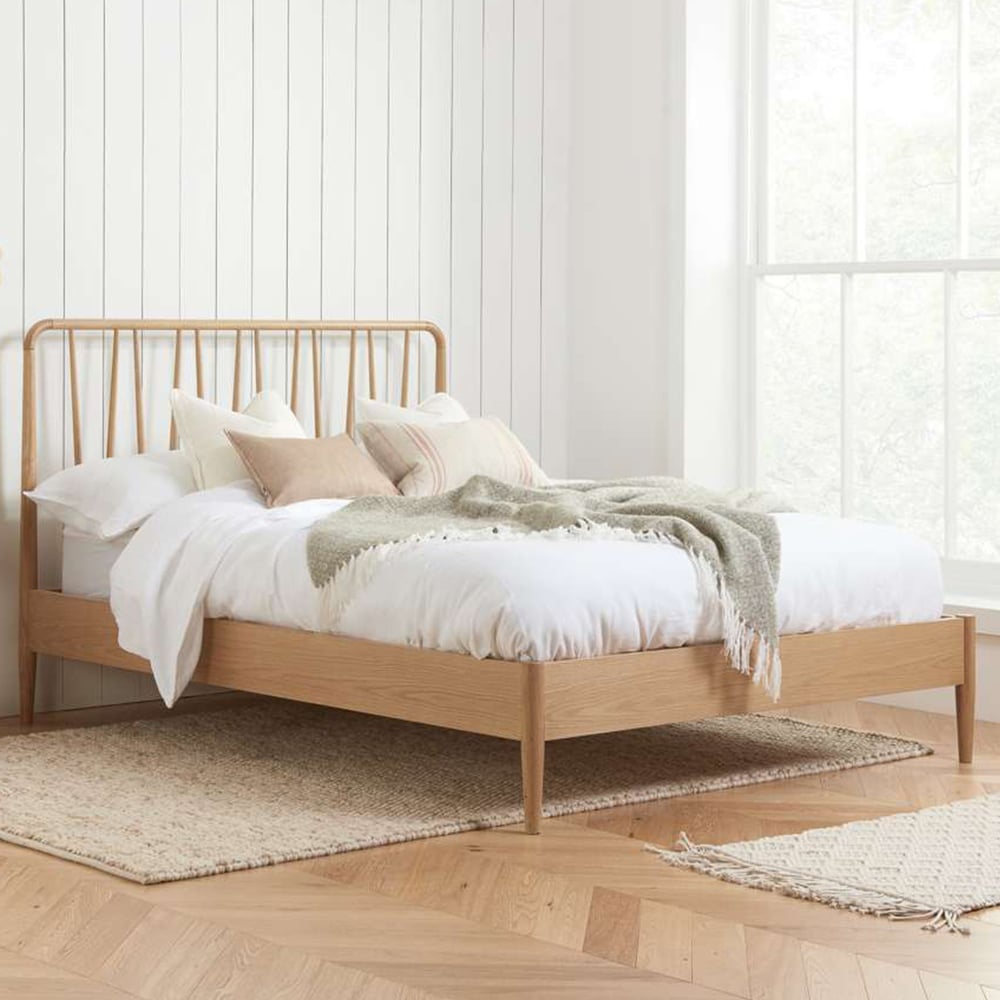 Jesper Super King Oak Bed Frame Image 1