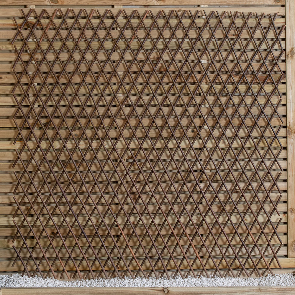Samuel Alexander Large Expanding Garden Willow Trellis Plant Support 1.8 x 1.2m Image 2