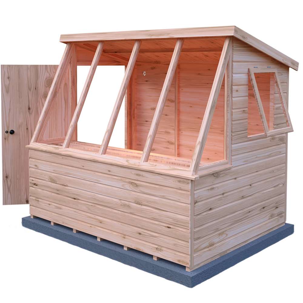 Shire 8 x 6ft Style A Shiplap Potting Shed Image 1