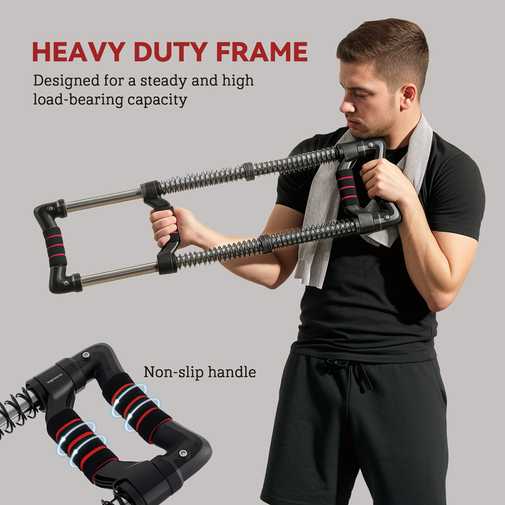 SPORTNOW Chest Expander with Adjustable Resistance 10-50kg Image 6