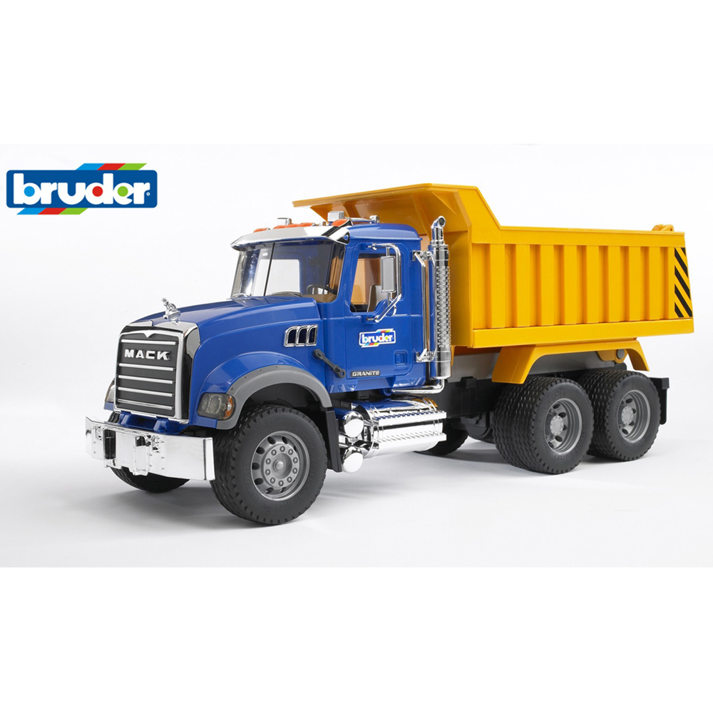 Bruder Kids MACK Granite Tip Up Truck Playset Model Image 7