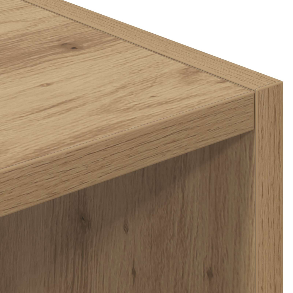 vidaXL 6 Open Shelf Artisan Oak Sideboard Image 7