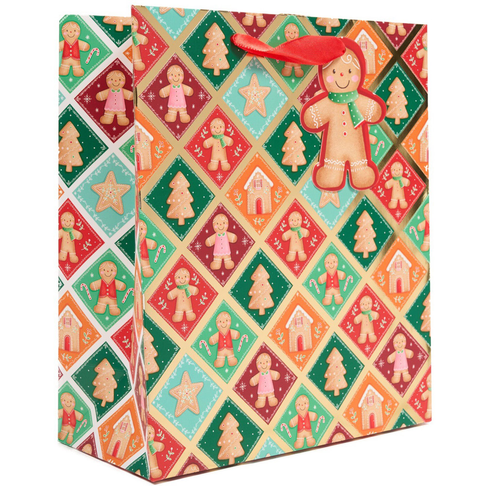 Gingerbread Gift Bag Medium Image 1