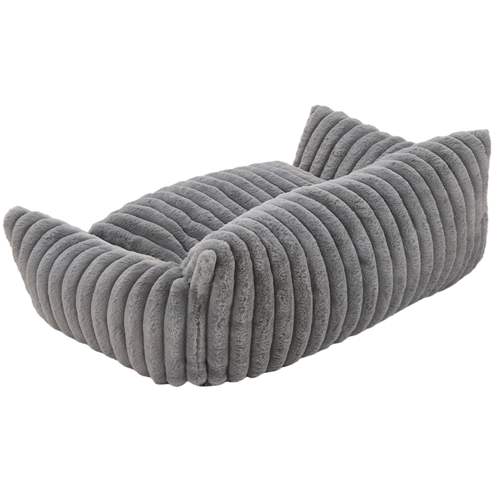 H&O Direct 91cm Super Soft Channel Warm Pet Sofa Bed Image 3