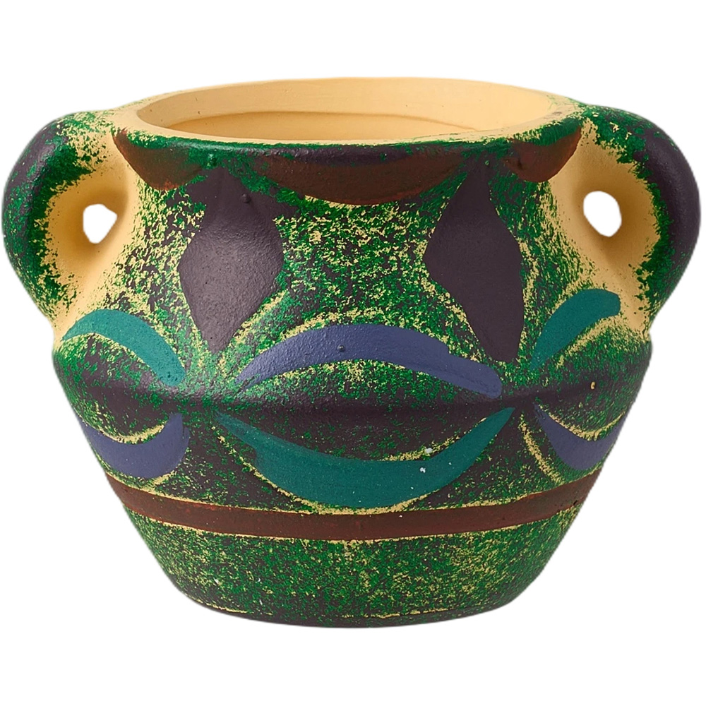 Living and Home Mediterranean Ceramic Plant Pot Set of 5 Image 5