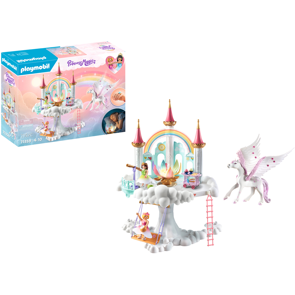 Playmobil Rainbow Castle in the Clouds Playset 114 Piece Image 4