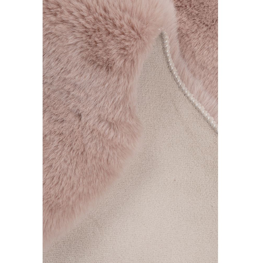 Homemaker Luxurious Faux Fur Blush Rug 70 x 140cm Image 4